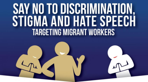 Say no to discrimination stigma and hate speech